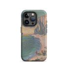 Étretat Claude Monet Normandy Beach Iphone Case, 15 Pro / Matte, Iphone Case Beach Painting