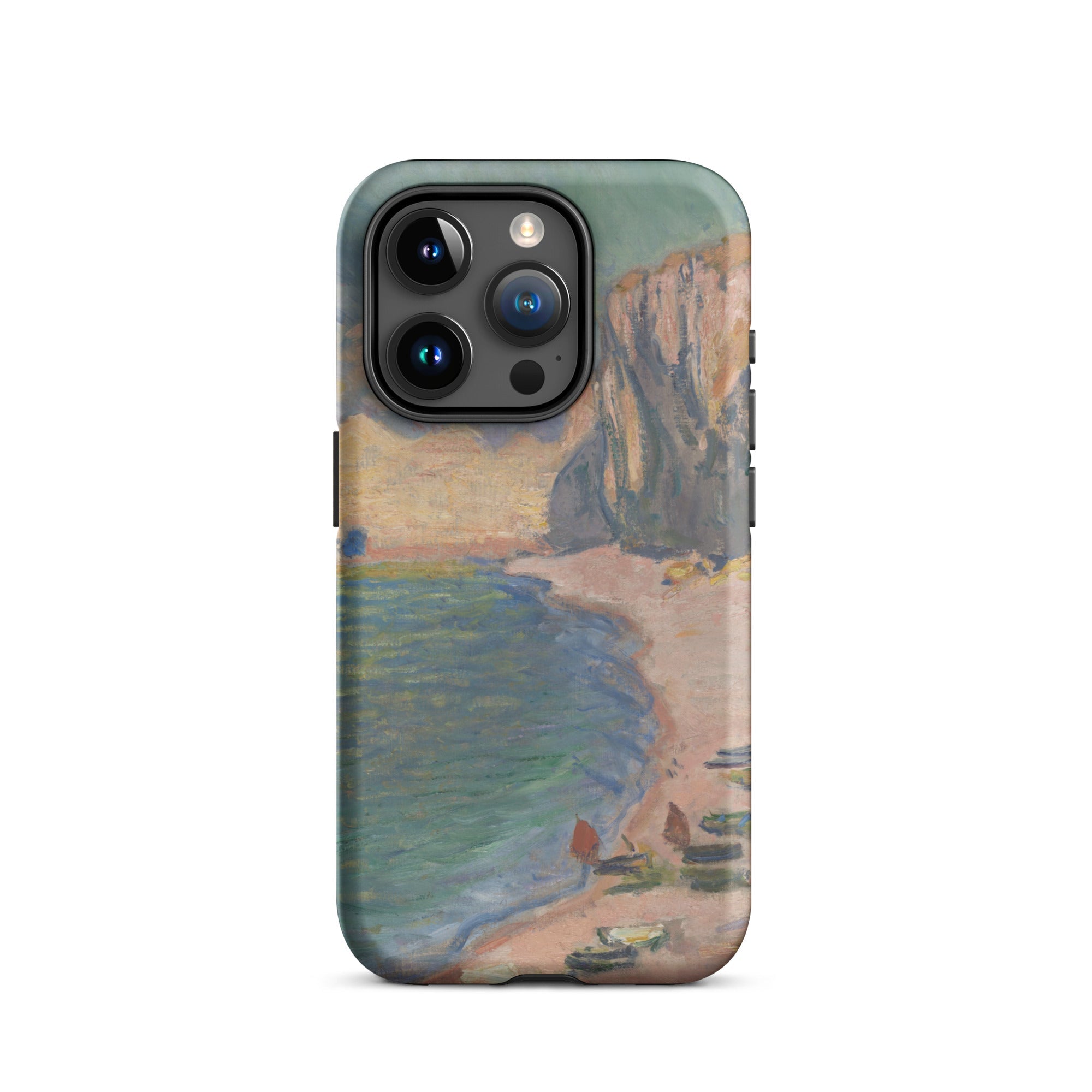 Étretat - Claude Monet Normandy Beach Iphone Case, 15 Pro / Tough Phone, Iphone Case Beach Painting