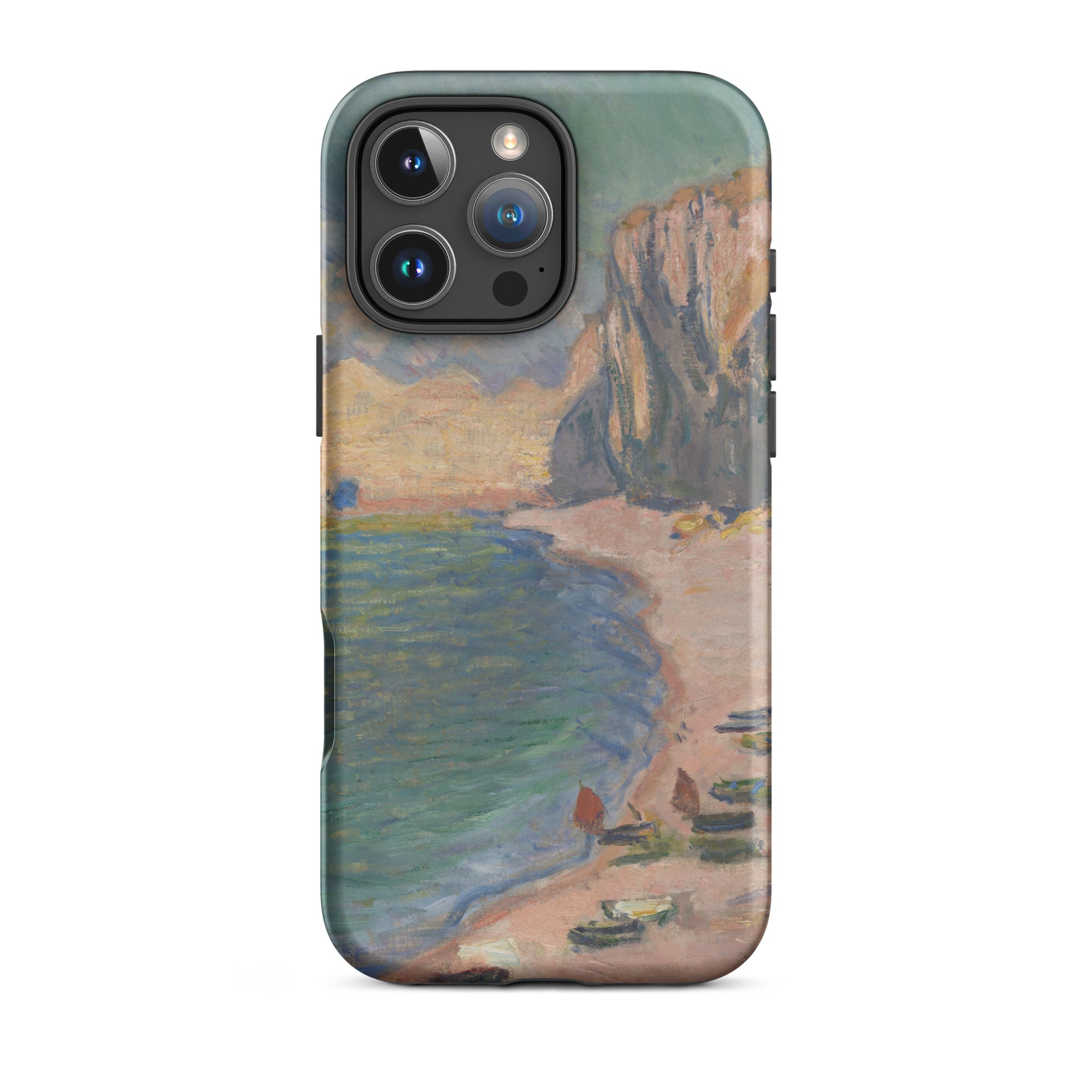 Étretat Claude Monet Normandy Beach Iphone Case, 16 Pro Max / Matte, Iphone Case Beach Scene