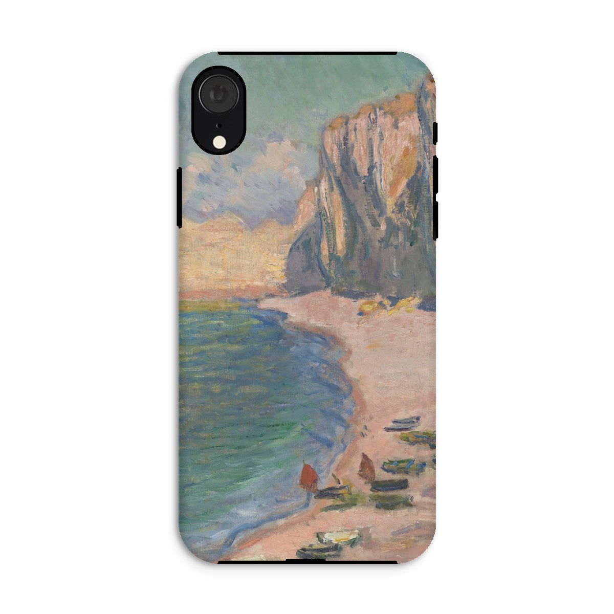 Étretat Claude Monet Normandy Beach Iphone Case, Xr / Matte, Phone Case Coastal Landscape Painting Cliffs Beach Sea