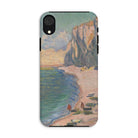 Étretat Claude Monet Normandy Beach Iphone Case, Xr / Matte, Phone Case Coastal Landscape Painting Cliffs Beach Sea