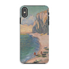 Étretat Claude Monet Normandy Beach Iphone Case, Xs Max / Matte, Phone Case Coastal Landscape Painting Cliffs Beach