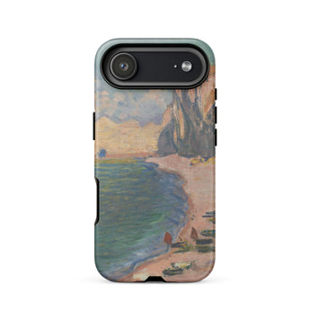 Étretat - Claude Monet Normandy Beach Phone Case Iphone 17 Air / Matte Google Pixel 7a Scene Design Impressionist, Masterpiece,