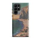 Étretat Claude Monet Normandy Beach Samsung Case, Galaxy S22 Ultra / Matte, Smartphone Case Painted Coastal Landscape