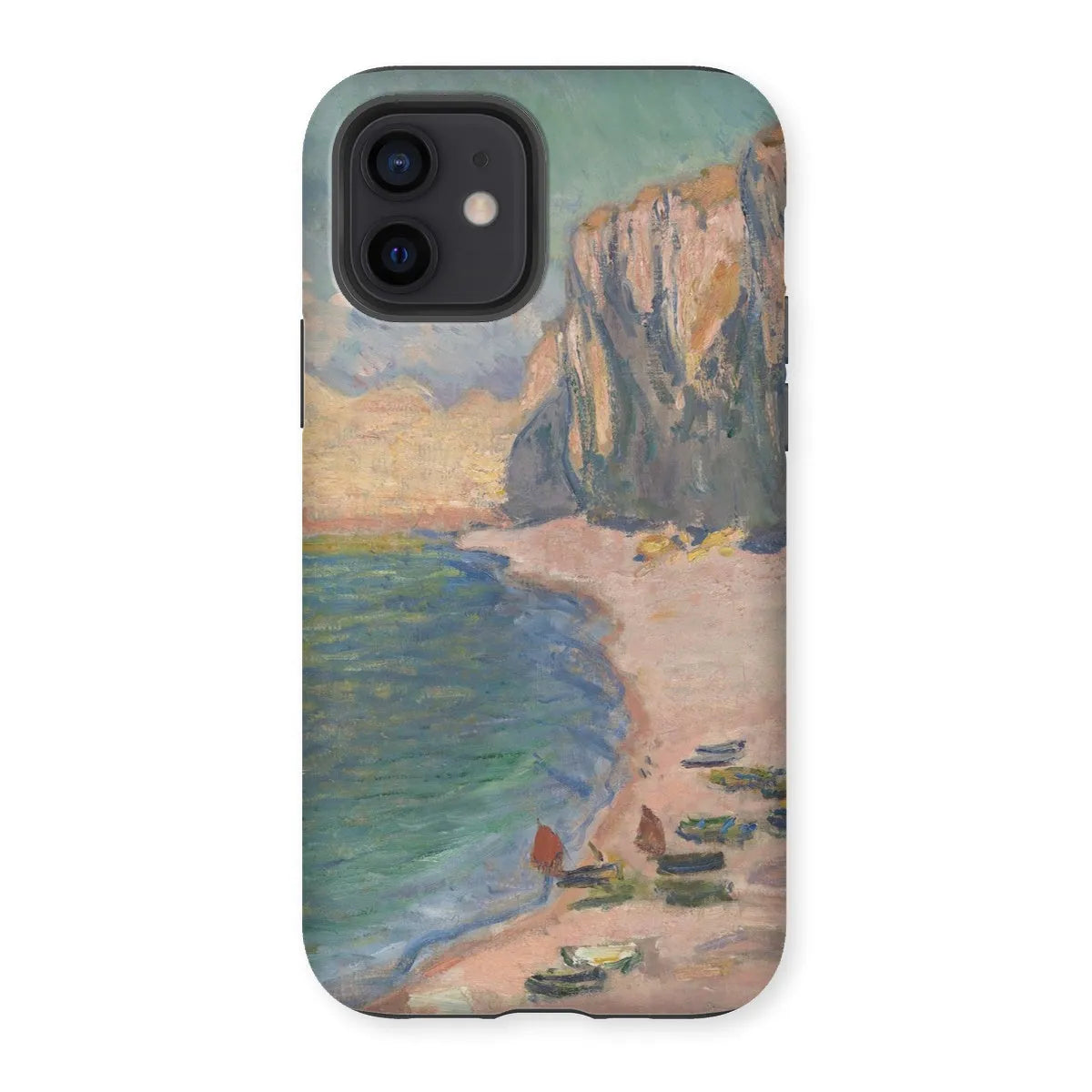 étretat - Impressionist Art Phone Case - Claude Monet - Iphone 12 / Matte - Mobile Phone Cases - Aesthetic Art
