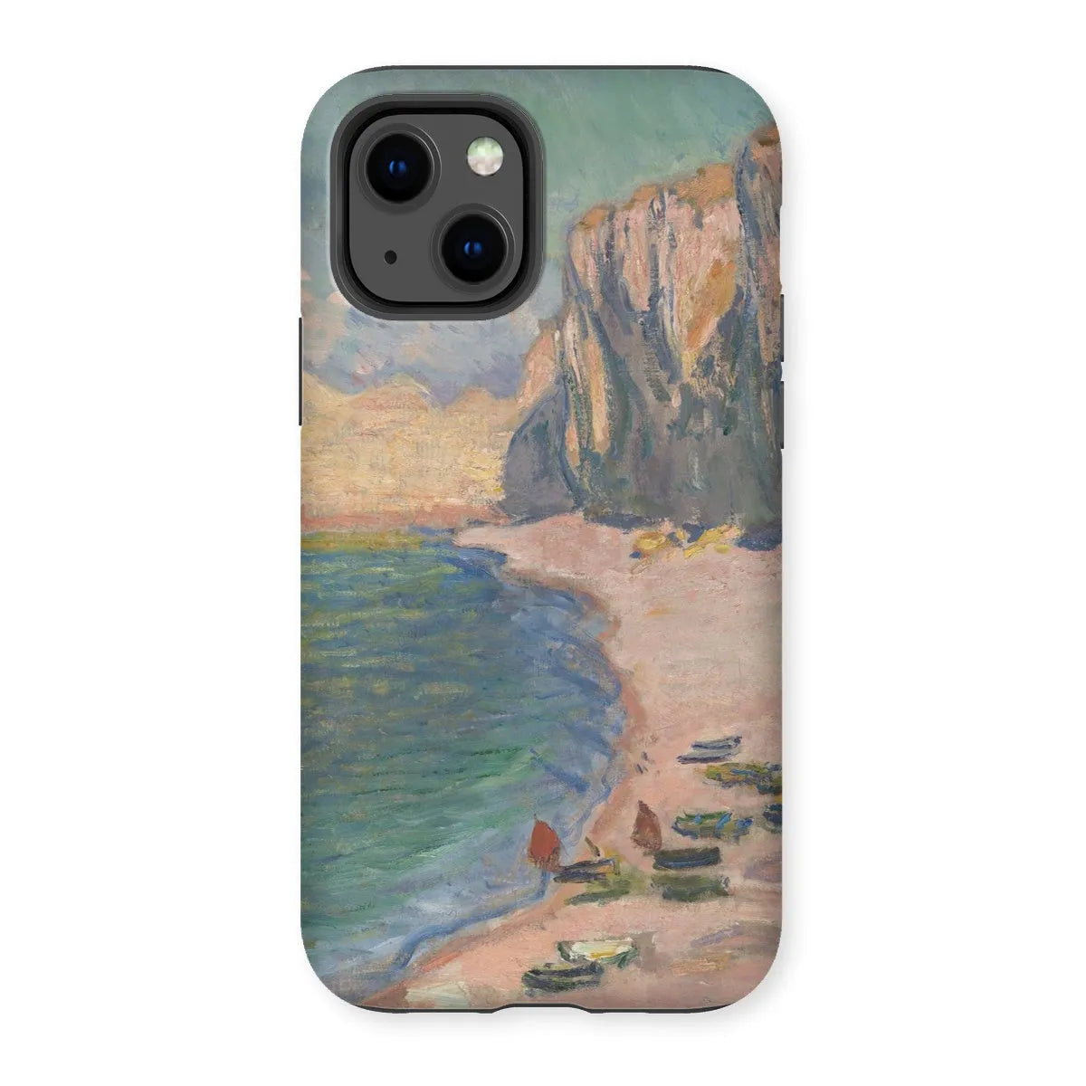 étretat - Impressionist Art Phone Case - Claude Monet - Iphone 13 / Matte - Mobile Phone Cases - Aesthetic Art