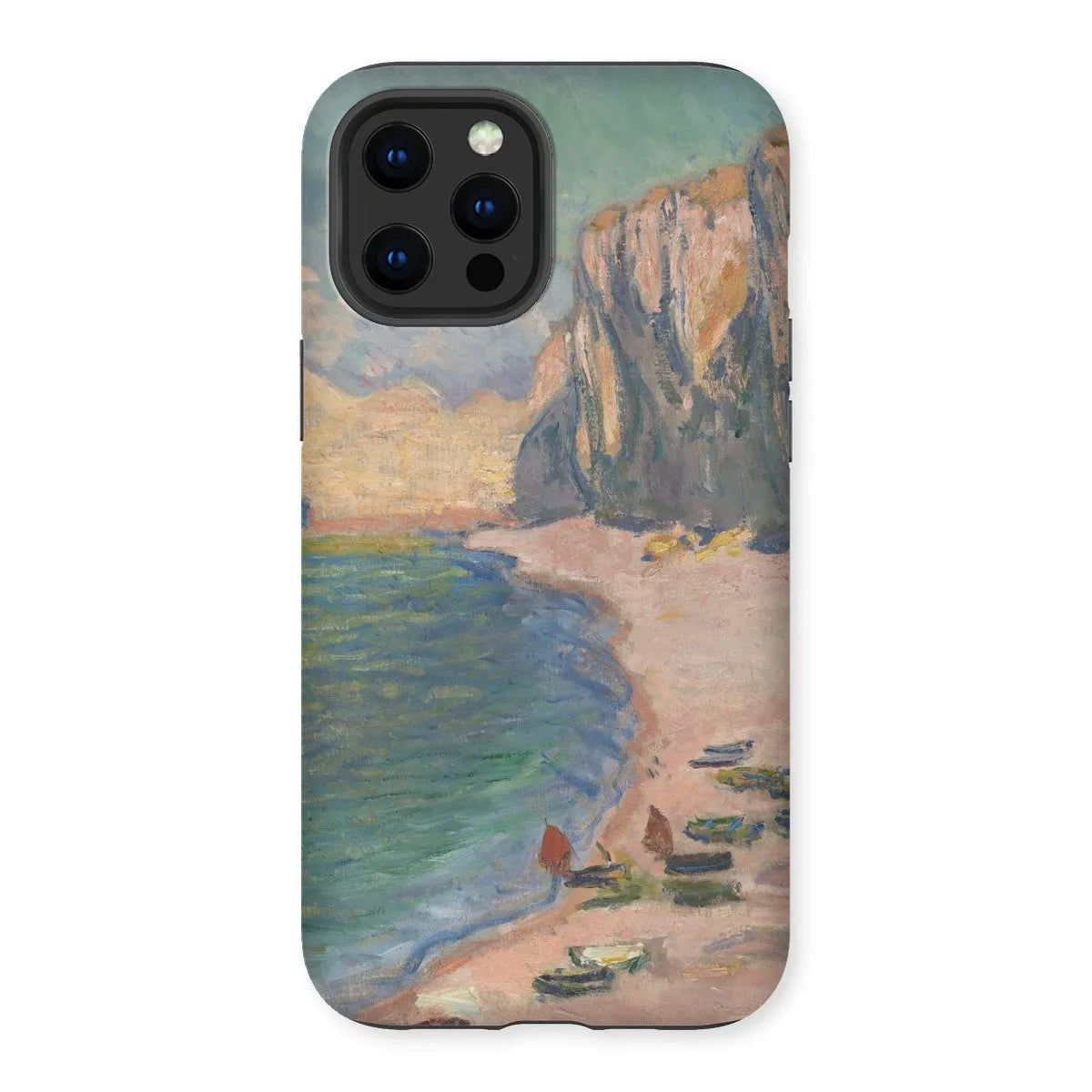 étretat - Impressionist Art Phone Case - Claude Monet - Iphone 12 Pro Max / Matte - Mobile Phone Cases - Aesthetic Art
