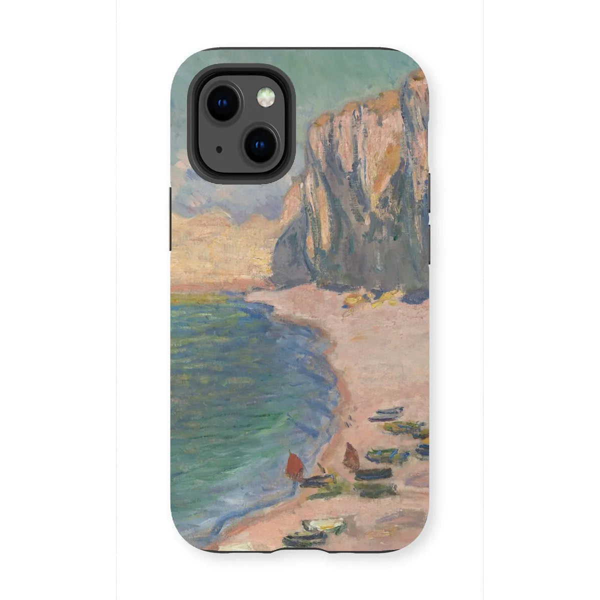étretat - Impressionist Art Phone Case - Claude Monet - Iphone 13 Mini / Matte - Mobile Phone Cases - Aesthetic Art