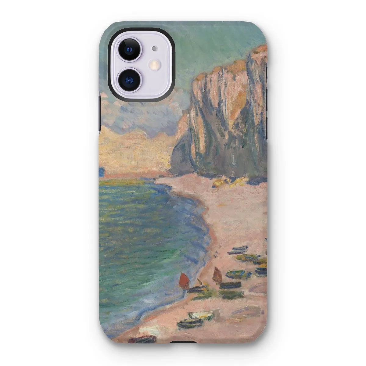 étretat - Impressionist Art Phone Case - Claude Monet - Iphone 11 / Matte - Mobile Phone Cases - Aesthetic Art