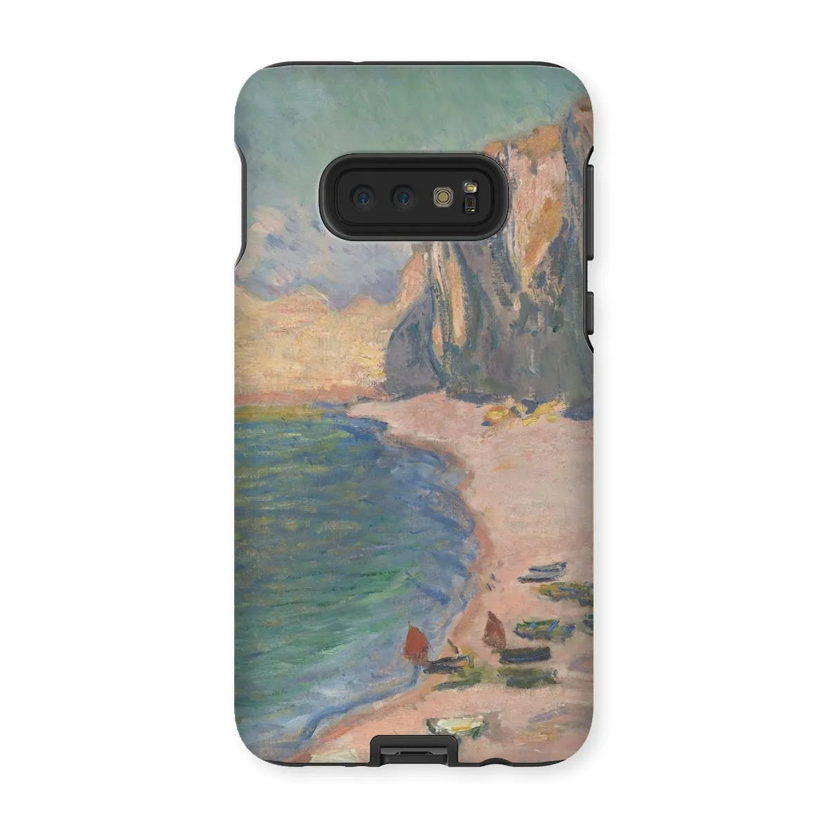étretat - Impressionist Art Phone Case - Claude Monet - Samsung Galaxy S10e / Matte - Mobile Phone Cases - Aesthetic Art