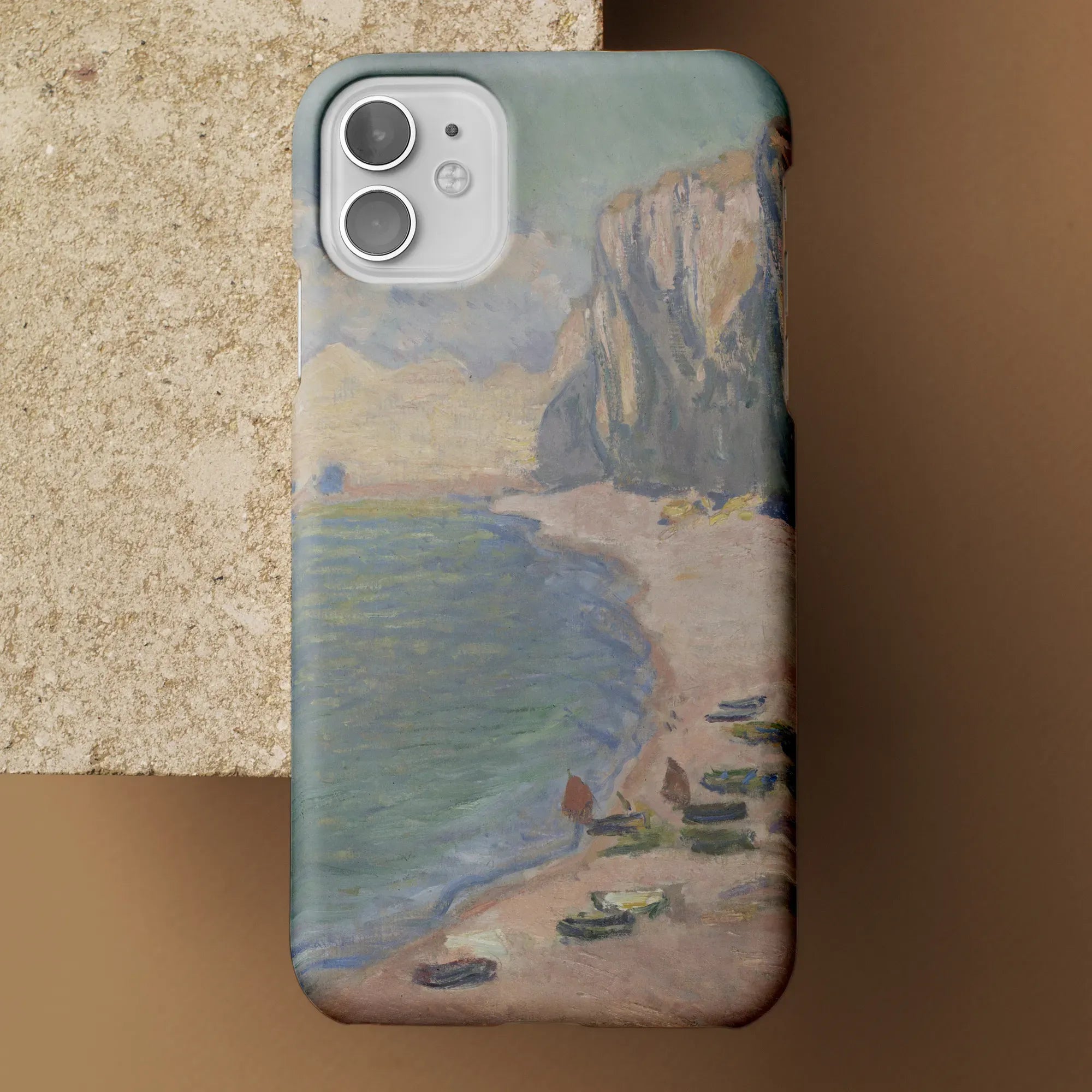 étretat - Impressionist Art Phone Case - Claude Monet - Mobile Phone Cases - Aesthetic Art
