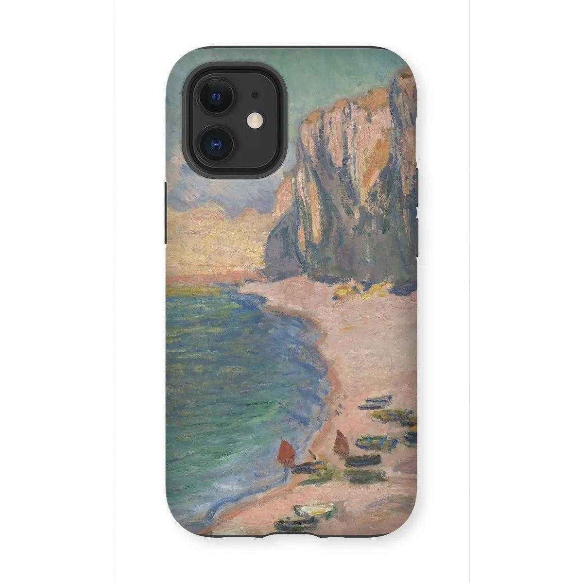 étretat - Impressionist Art Phone Case - Claude Monet - Iphone 12 Mini / Matte - Mobile Phone Cases - Aesthetic Art