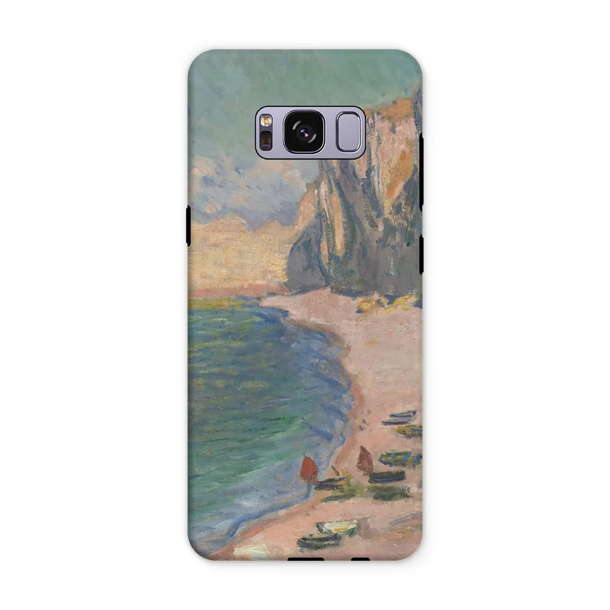 étretat - Impressionist Art Phone Case - Claude Monet - Samsung Galaxy S8 Plus / Matte - Mobile Phone Cases