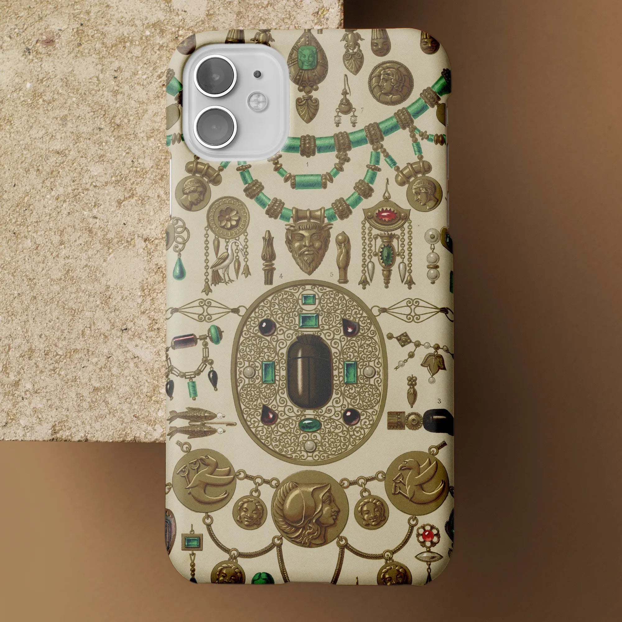 Etruscan Jewelry By Auguste Racinet Art Phone Case - Mobile Phone Cases - Aesthetic Art