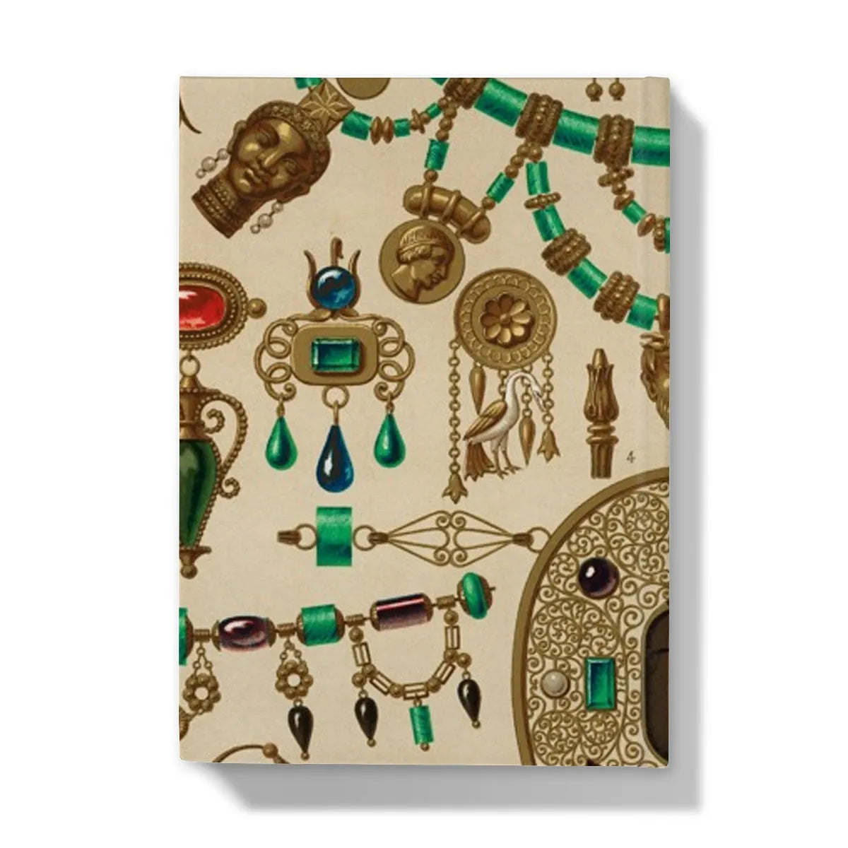 Etruscan Jewelry By Auguste Racinet Hardback Journal - Notebooks & Notepads - Aesthetic Art