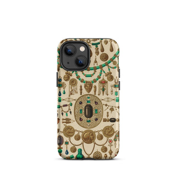 Etruscan Jewelry - Auguste Racinet Iphone Case, 13 Mini / Matte, Iphone Case Vintage Jewelry Pattern