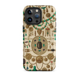 Etruscan Jewelry - Auguste Racinet Iphone Case, 15 Pro Max / Matte, Jewel-patterned Phone Case