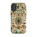 Etruscan Jewelry - Auguste Racinet Iphone Case, 16 Plus / Matte, Jeweled Phone Case