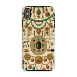 Etruscan Jewelry - Auguste Racinet Iphone Case, Xs Max / Matte, Phone Case Decorated Intricate Pattern Ancient Egyptian-style Jewelry