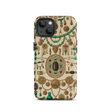 Etruscan Jewelry - Auguste Racinet Phone Case Iphone 13 / Matte Jewel-patterned Phone Case Auguste Racinet Decorative, Miniature Etruscan