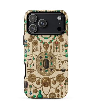 Iphone 17 Pro Max / Matte Etruscan Jewelry - Auguste Racinet Phone Case Decorative, Miniature Treasure, Art
