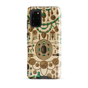 Etruscan Jewelry - Auguste Racinet Phone Case Samsung Galaxy S20 Plus / Matte Phone Case Adorned Intricate Vintage Jewelry Pattern
