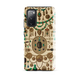 Etruscan Jewelry - Auguste Racinet Samsung Case, Galaxy S20 Fe / Matte, Smartphone Vintage-style Case Gold Emerald Jewelry Designs