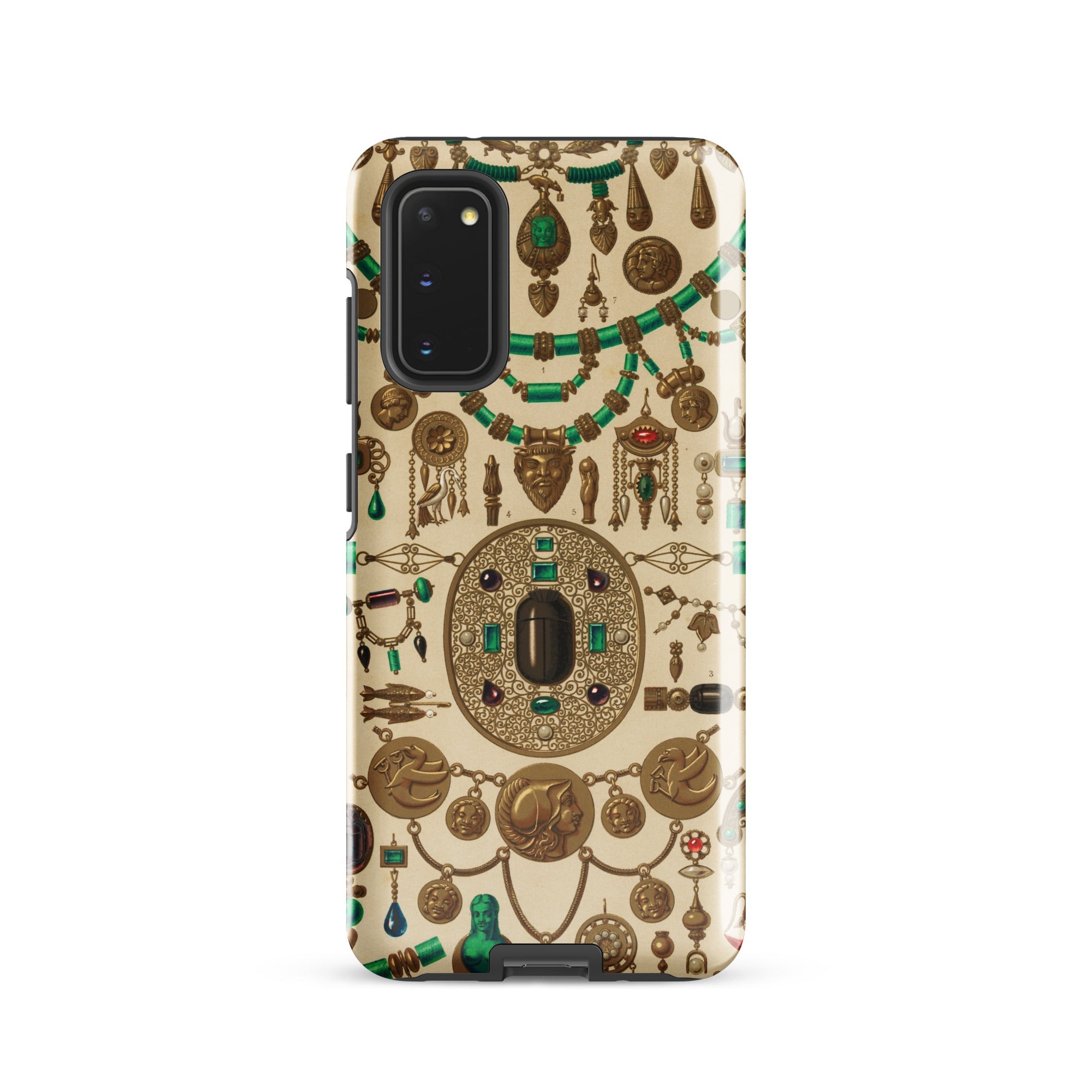 Etruscan Jewelry - Auguste Racinet Samsung Case, Galaxy S20 / Matte, Smartphone Case Intricate Design Antique Jewelry Necklaces Pendants