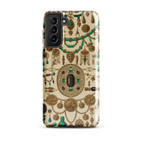 Etruscan Jewelry - Auguste Racinet Samsung Case, Galaxy S21 Plus / Matte, Smartphone Decorative Case Antique Jewelry Pattern