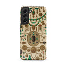 Etruscan Jewelry - Auguste Racinet Samsung Case, Galaxy S22 Plus / Matte, Smartphone Case Intricate Pattern Ancient Gold Emerald Jewelry
