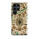 Etruscan Jewelry - Auguste Racinet Samsung Case, Galaxy S23 Ultra / Matte, Smartphone Case Ornate Design Gold Green Jewelry