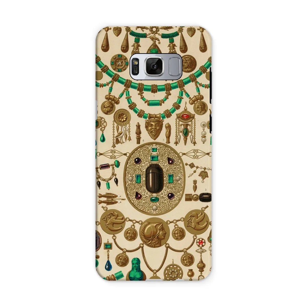 Etruscan Jewelry By Auguste Racinet Art Phone Case - Samsung Galaxy S8 / Matte - Mobile Phone Cases - Aesthetic Art