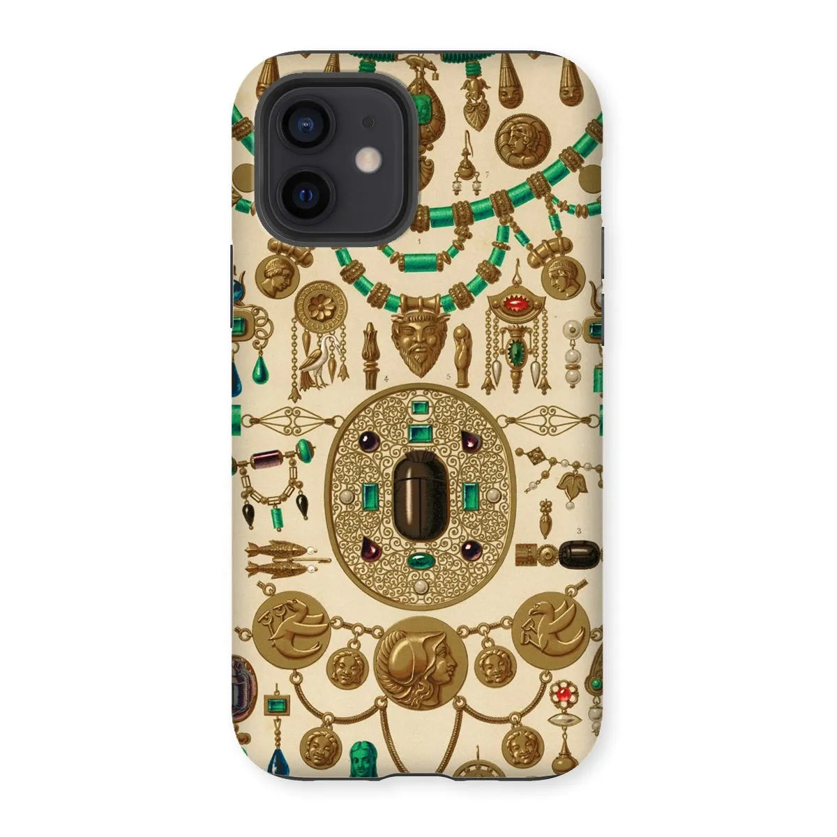 Etruscan Patterns From L’ornement Polychrome By Auguste Racinet Tough Phone Case - Iphone 12 / Matte - Mobile Phone