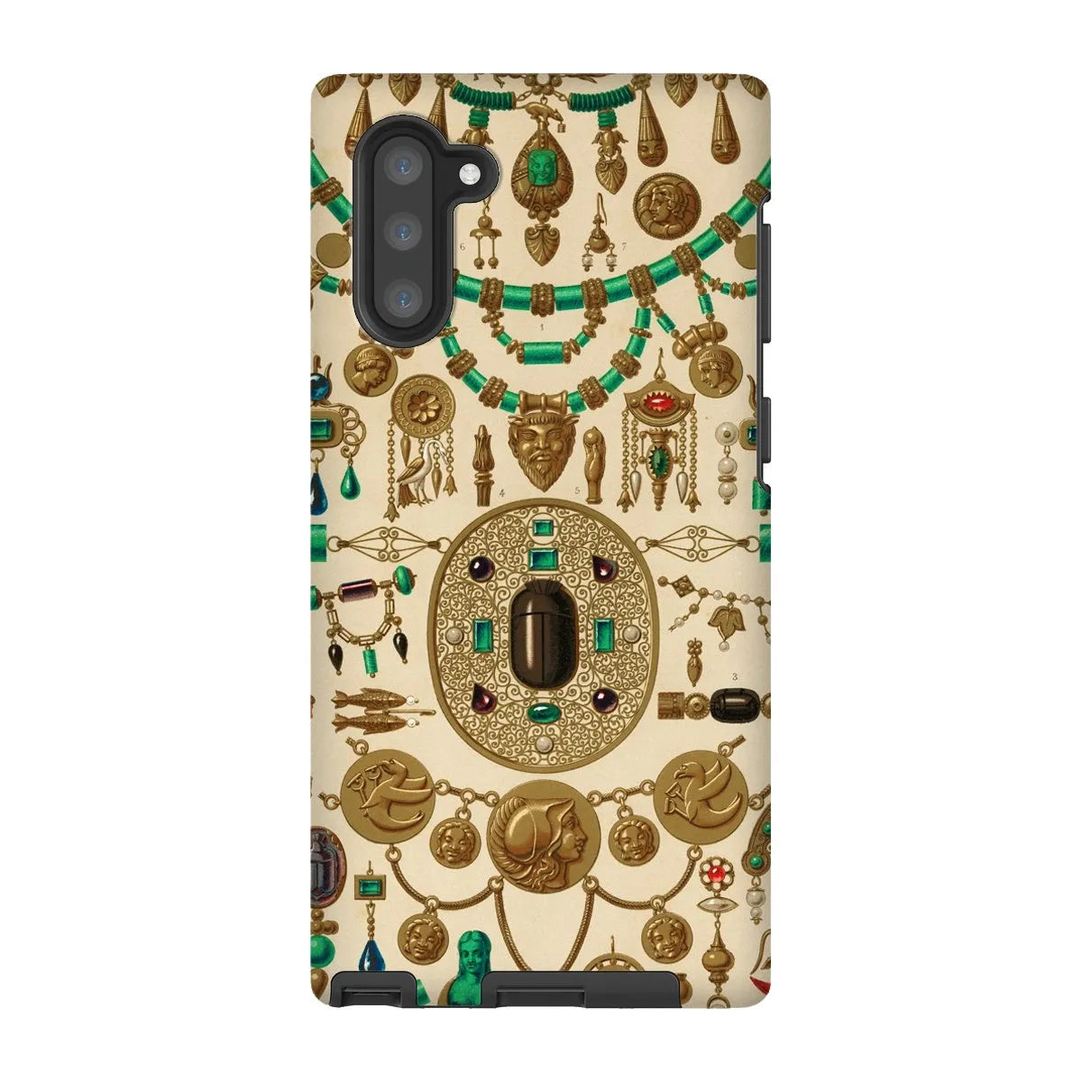 Etruscan Jewelry By Auguste Racinet Art Phone Case - Samsung Galaxy Note 10 / Matte - Mobile Phone Cases - Aesthetic Art