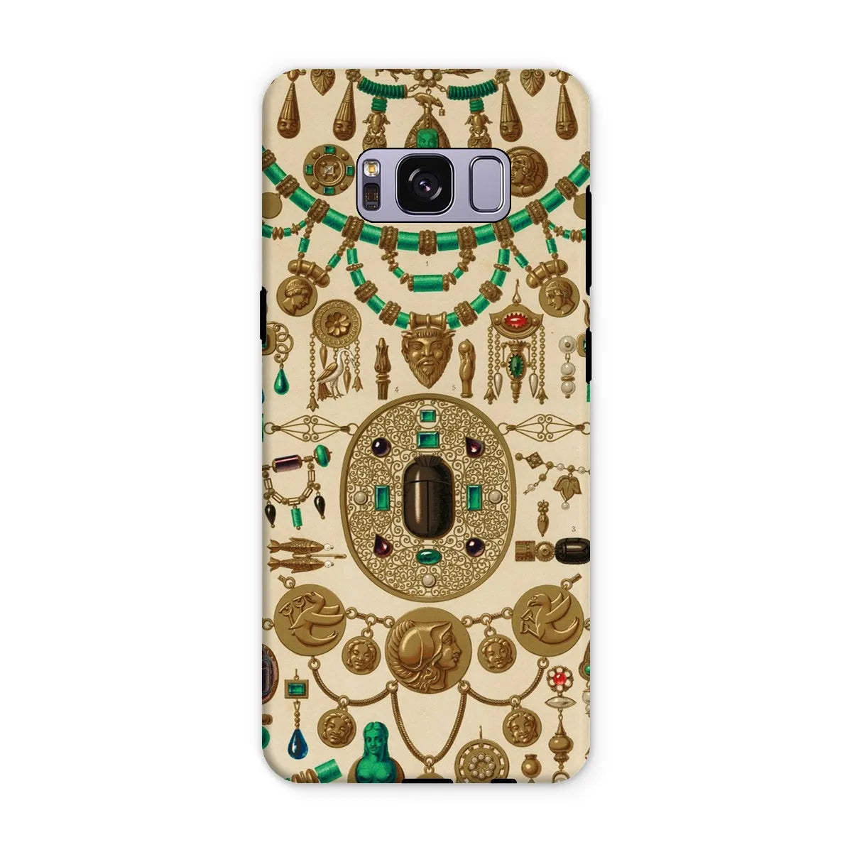 Etruscan Patterns From L’ornement Polychrome By Auguste Racinet Tough Phone Case - Samsung Galaxy S8 Plus / Matte