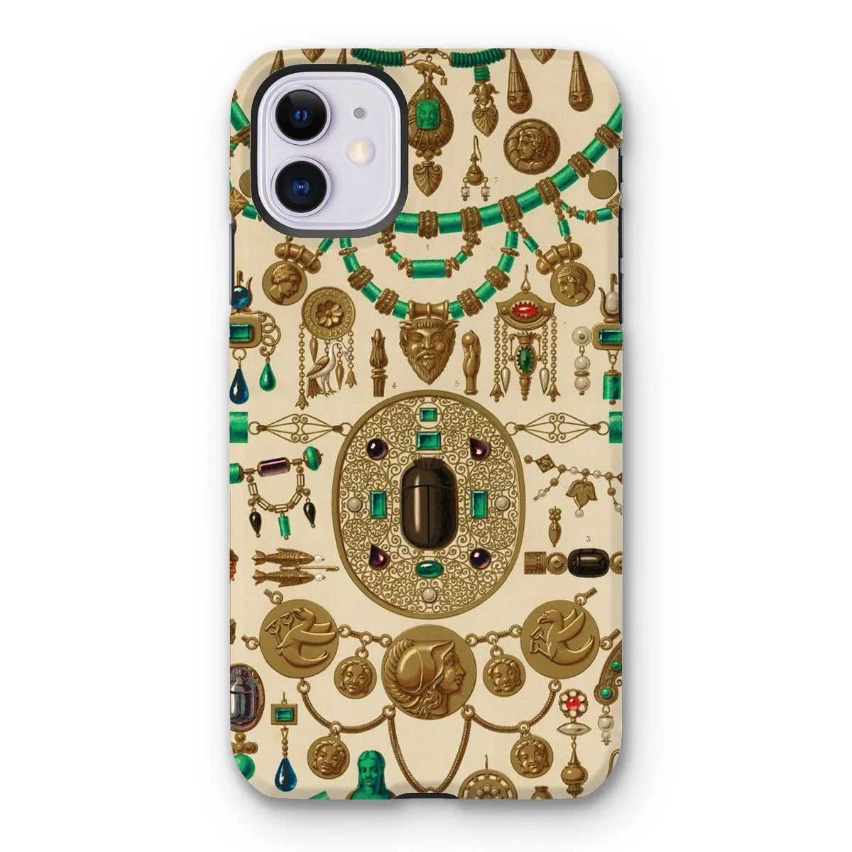 Etruscan Patterns From L’ornement Polychrome By Auguste Racinet Tough Phone Case - Iphone 11 / Matte - Mobile Phone