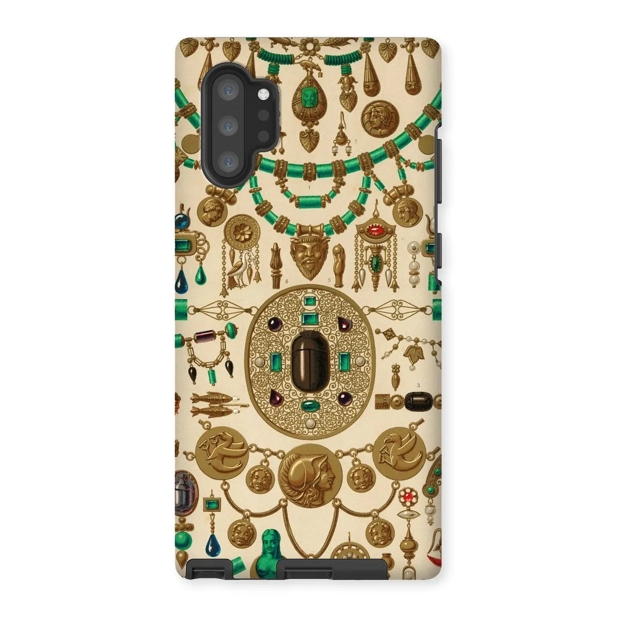 Etruscan Jewelry By Auguste Racinet Art Phone Case - Samsung Galaxy Note 10p / Matte - Mobile Phone Cases - Aesthetic