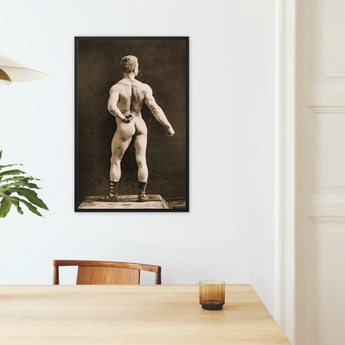 Eugen Sandow in klassieke antieke Grieks-Romeinse pose - Napoleon Sarony kunstprint / canvas, posters, prints & visuele kunstwerken, Toby Leon