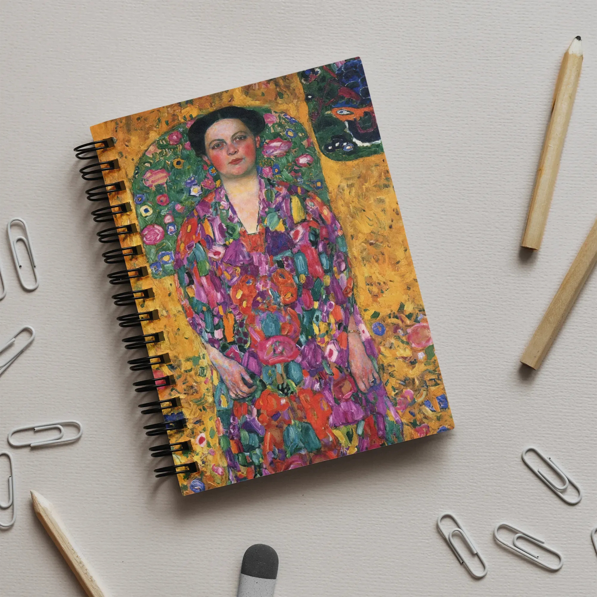 Eugenia Primavesi By Gustav Klimt Notebook - Notebooks & Notepads - Aesthetic Art