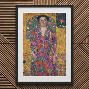 Eugenia Primavesi - Stampa d'Arte Simbolista di Gustav Klimt, 20x30’’ / 51x76cm / Cornice Nera / Passepartout da 2’’, Stampe Poster & Opere Visive, Toby