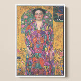 Eugenia Primavesi - Gustav Klimt Symbolist Art Print / Canvas, 12x18’’ / 31x46cm / White Frame, Posters Prints & Visual Artwork, Toby Leon