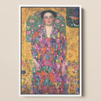 Eugenia Primavesi - Gustav Klimt Symbolist Art Print / Canvas, 12x18’’ / 31x46cm / White Frame, Posters Prints & Visual Artwork, Toby Leon