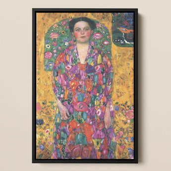 Eugenia Primavesi - Gustav Klimt Symbolist Art Print / Canvas Vibrant Framed Reproduction Gustav Klimt’s ?Portrait Woman” Bold Klimt, Eugenia