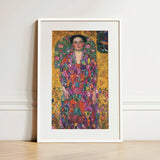 Eugenia Primavesi - Gustav Klimt Symbolist Art Print / Canvas Vibrant Framed Art Print Woman Ornate Floral Gown Gustav Klimt, Eugenia