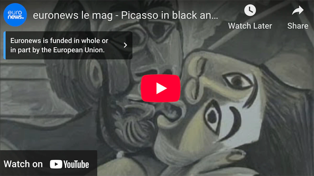 Picasso painting showcasing influences of Albrecht Dürer in Black and White Art