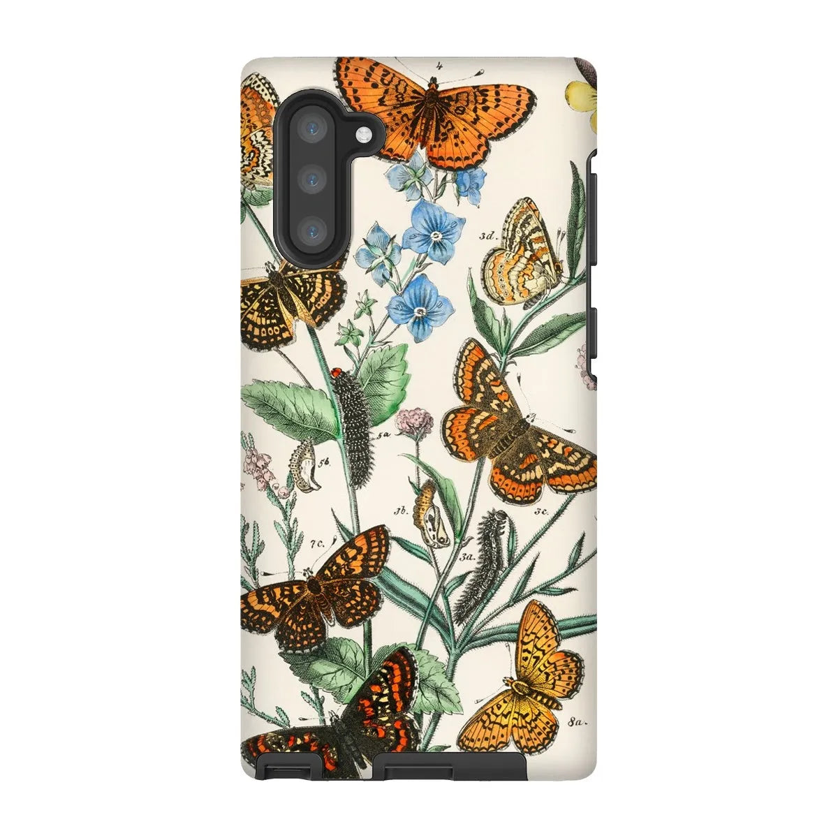 European Butterflies And Moths 2 Art Phone Case - William Forsell Kirby - Samsung Galaxy Note 10 / Matte - Mobile Phone