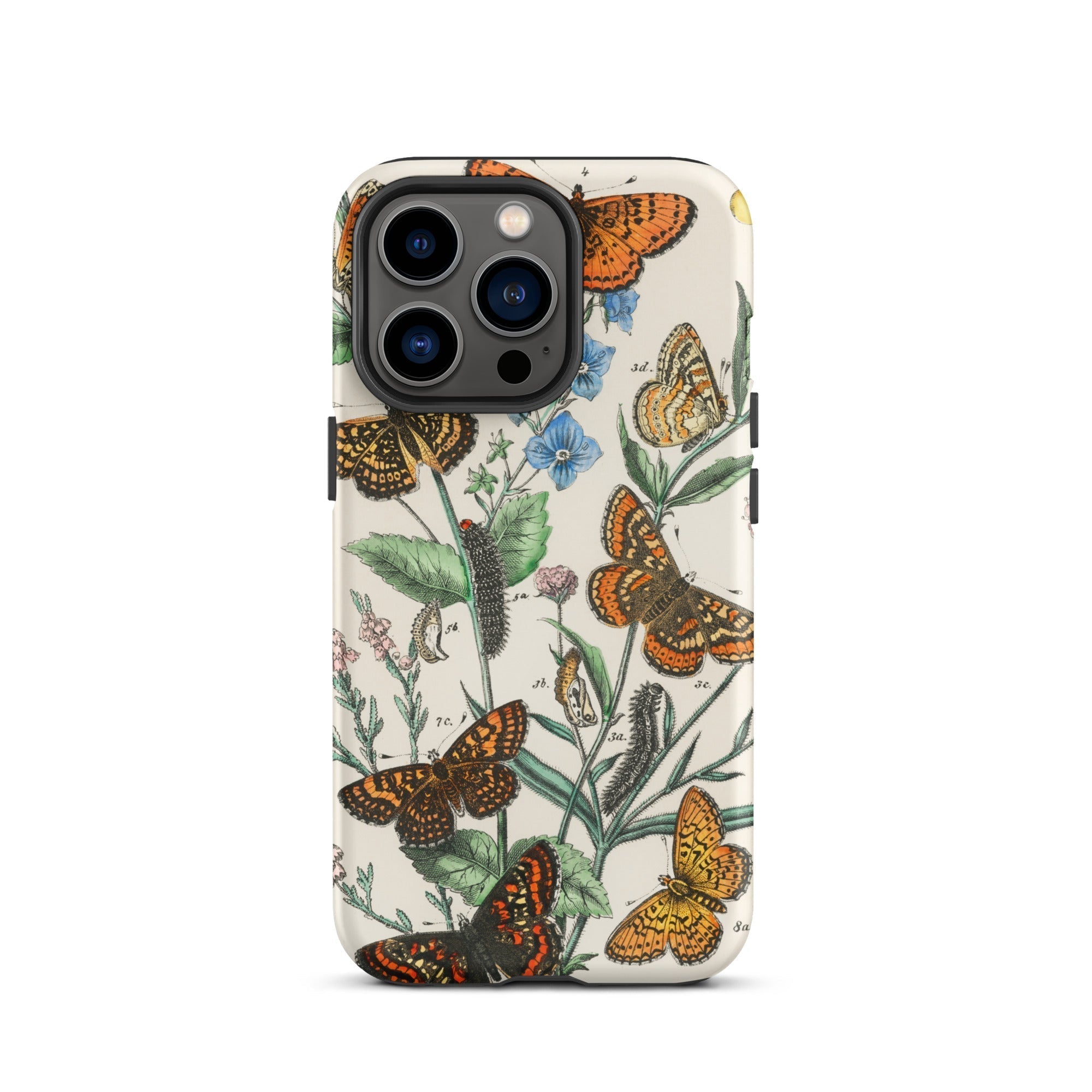 European Butterflies & Moths 2 William Forsell Kirby Iphone Case, 13 Pro / Matte, Butterfly Patterned Phone Case