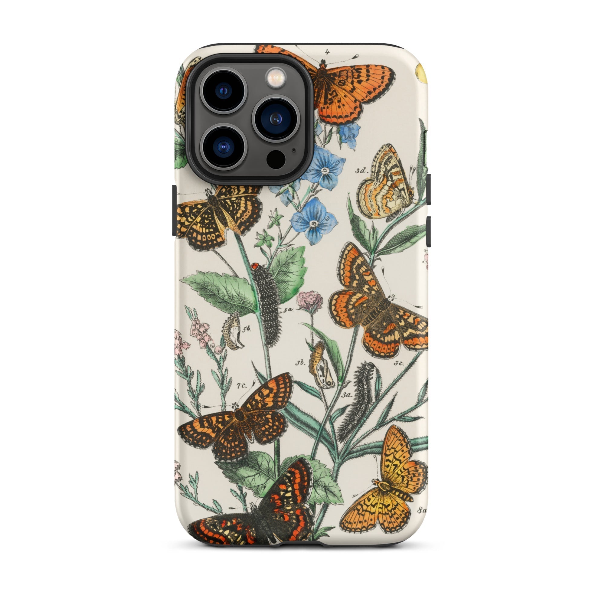 European Butterflies & Moths 2 William Forsell Kirby Iphone Case, 13 Pro Max / Matte, Butterfly Patterned Phone Case