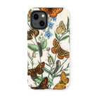 European Butterflies & Moths 2 - William Forsell Kirby Iphone Case, 13 Mini / Matte, Kite-713288620, Phone Case Vintage