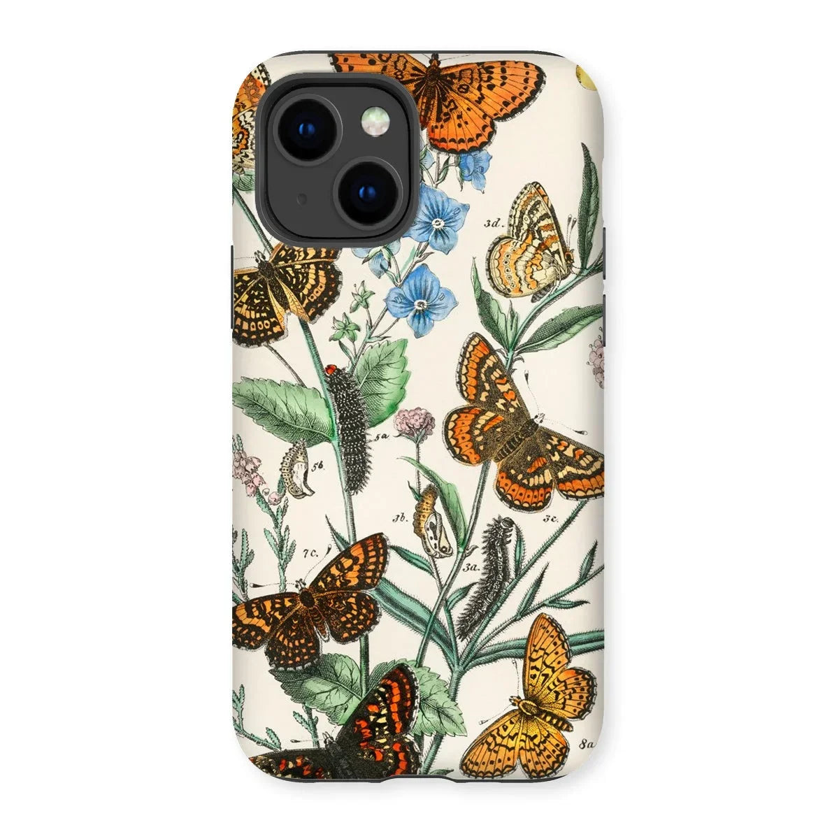 European Butterflies & Moths 2 - William Forsell Kirby Iphone Case, 14 / Matte, Kite-713288610, Phone Case Vintage